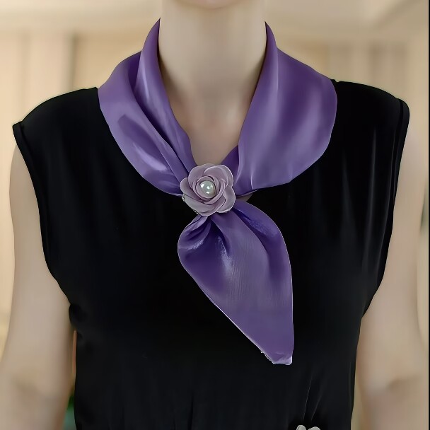 佩戴簡單方便，手殘也能一秒搞定絲巾搭配，一秒搞定絲巾搭配，多種戴法， 簡單方便，即刻變身時尚達人